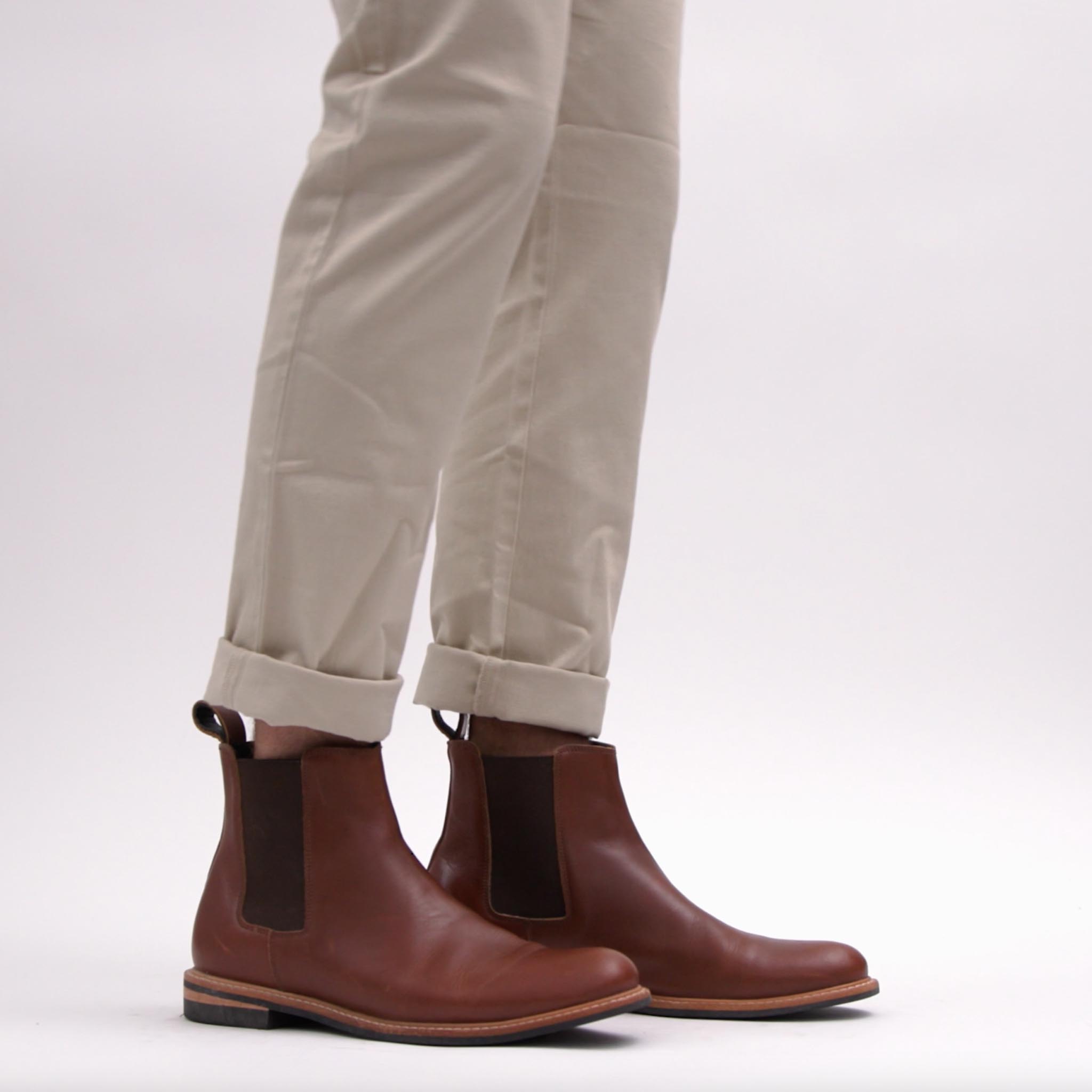All-Weather Chelsea Boot Brandy