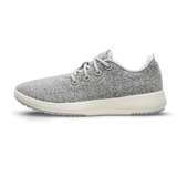 Women's Wool Runner Mizzle - Light Grey (Natural White Sole)