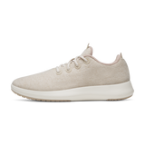 Women's Wool Runner Mizzle - Stony Cream (Natural White Sole)